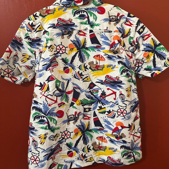 Lot of 2 Polo Ralph Lauren SS Button Front Shirt Medium 10-12 - Picture 4 of 14